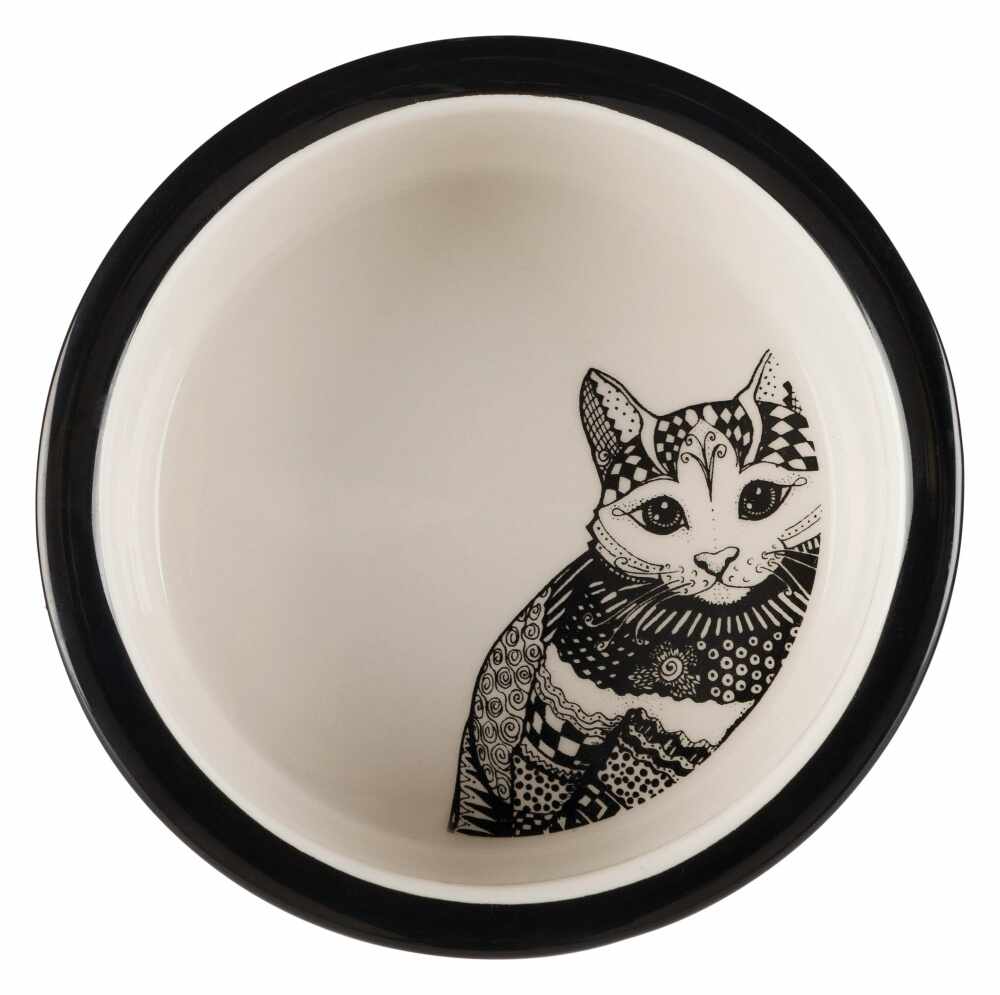 Castron din ceramica pentru pisici Trixie 0.3 L
