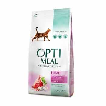 OPTIMEAL Sensitive, Miel, hrană uscată pisici, sesibilități digestive, 10kg