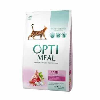 OPTIMEAL Sensitive, Miel, hrană uscată pisici, sesibilități digestive, 4kg