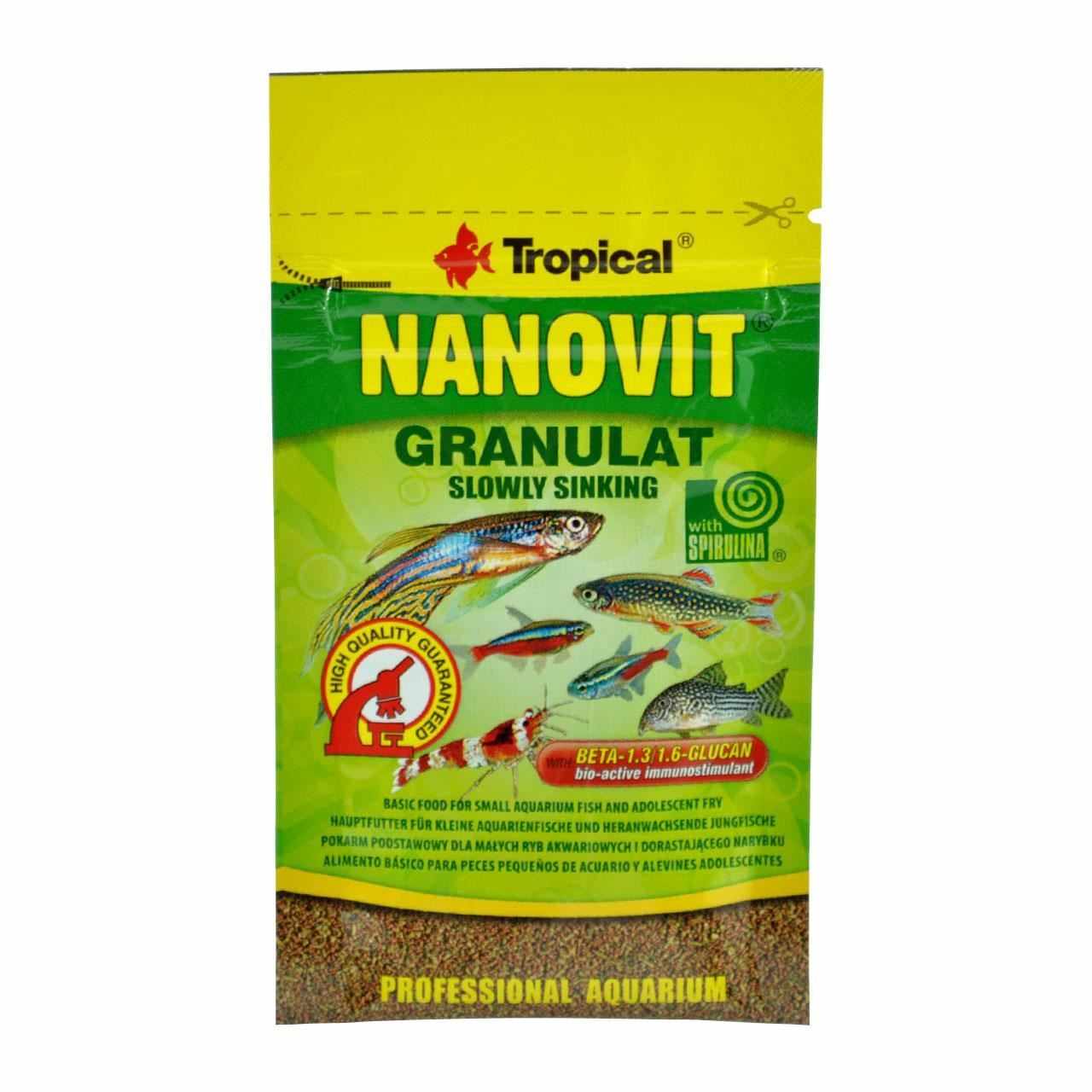 Tropical Nanovit Granulat, 10 g/ Plic
