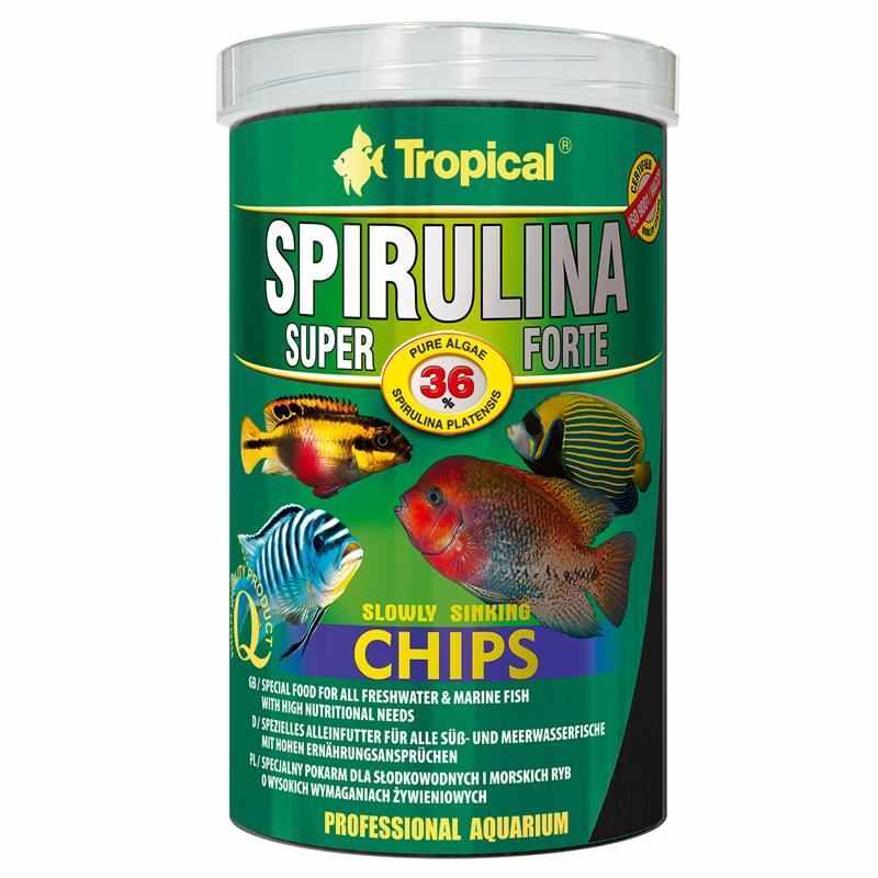 Tropical Super Spirulina Forte Chips, 100 ml/ 52 g