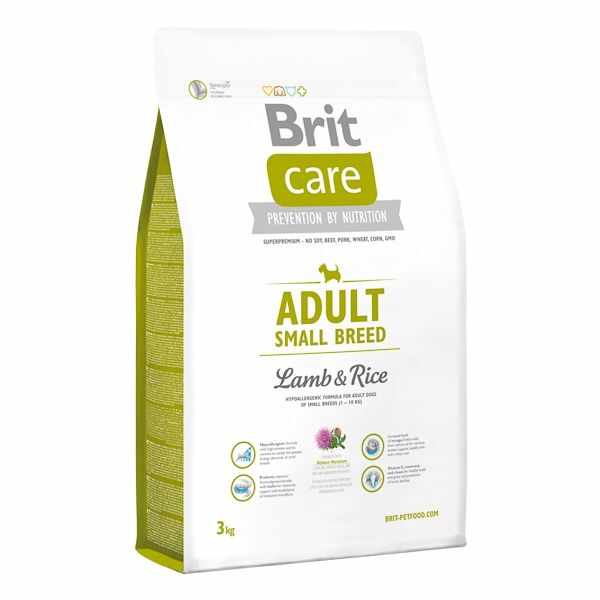 Brit Care Adult Small Breed Lamb & Rice, 3 kg