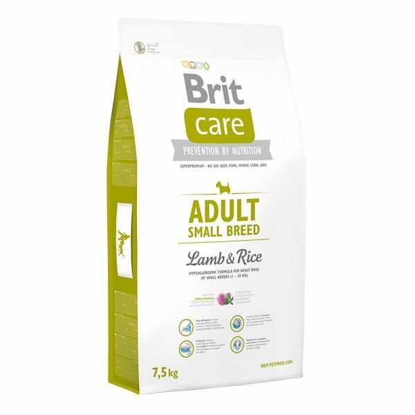 Brit Care Adult Small Breed Lamb & Rice, 7.5 Kg