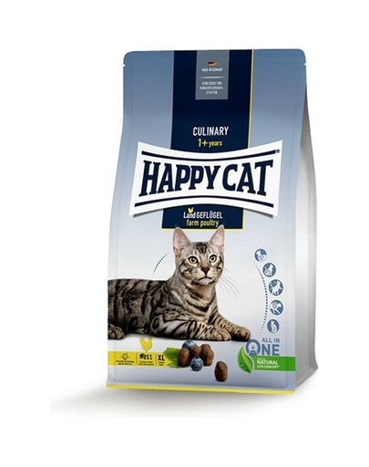 HAPPY CAT Culinary Adult Land Country hrana uscata pisici adulte, cu pasari de curte 4 kg