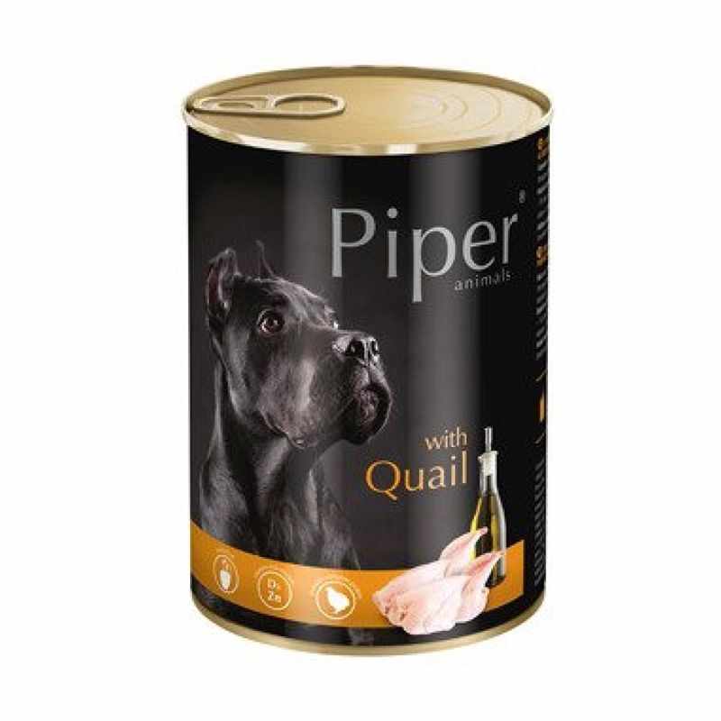 Piper Adult Dog, Prepelita, 400 g