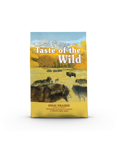TASTE OF THE WILD High Prairie hrana uscata pentru caini adulti, cu bizon si vanat 12,2 kg