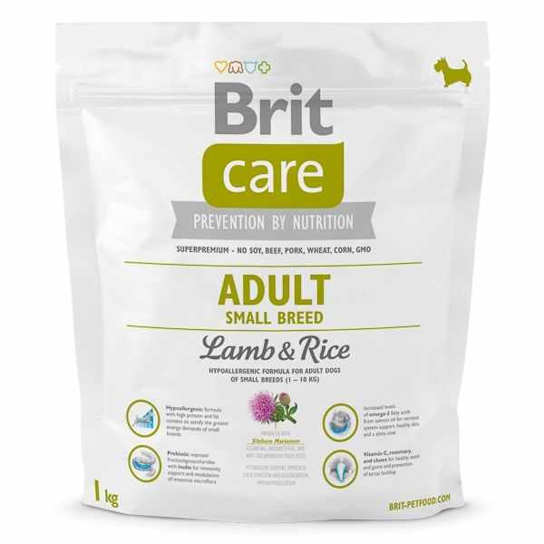 Brit Care Adult Small Breed Lamb & Rice, 1 kg