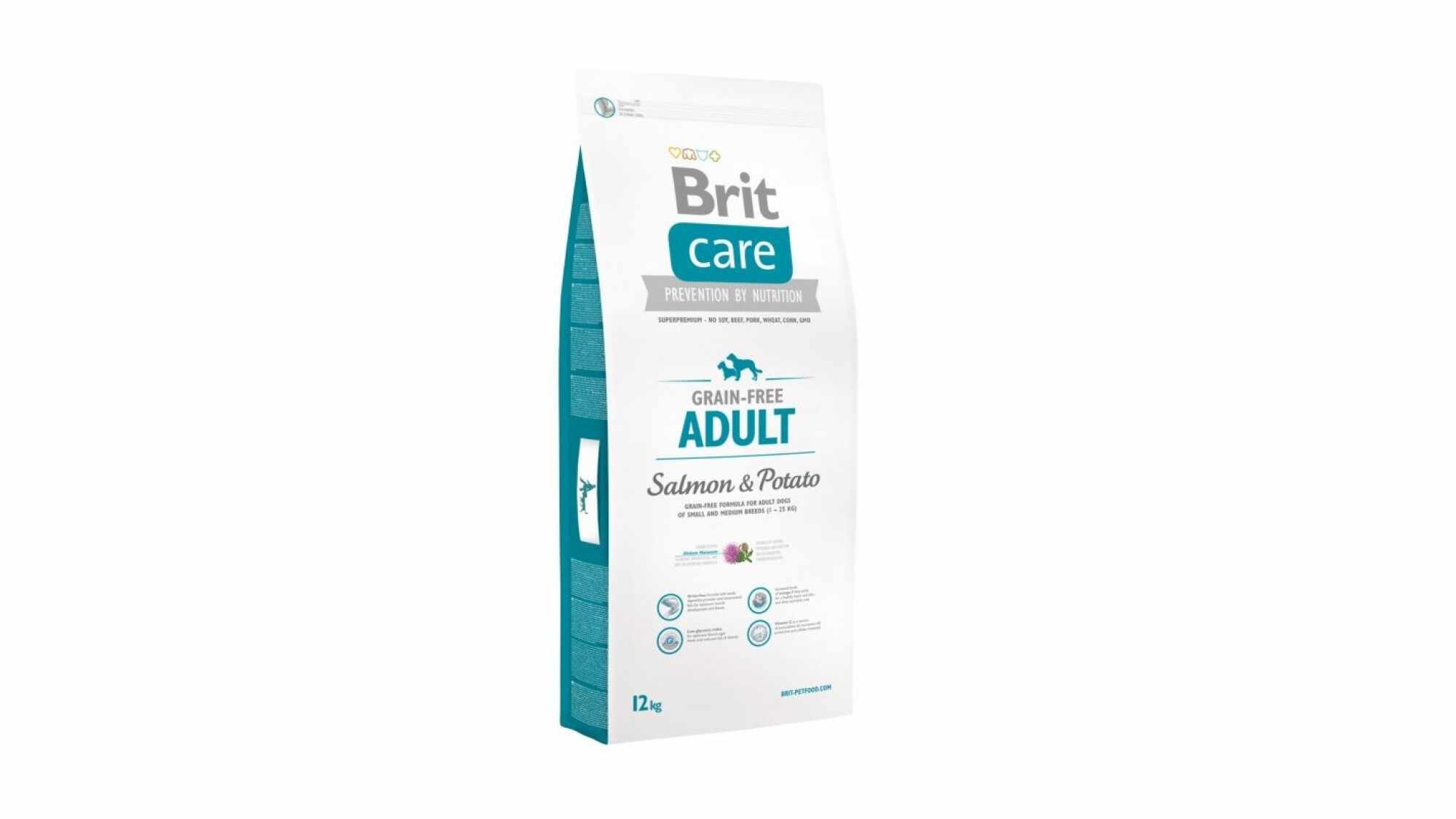 Brit Care Grain free Adult Somon si Cartof 12 Kg