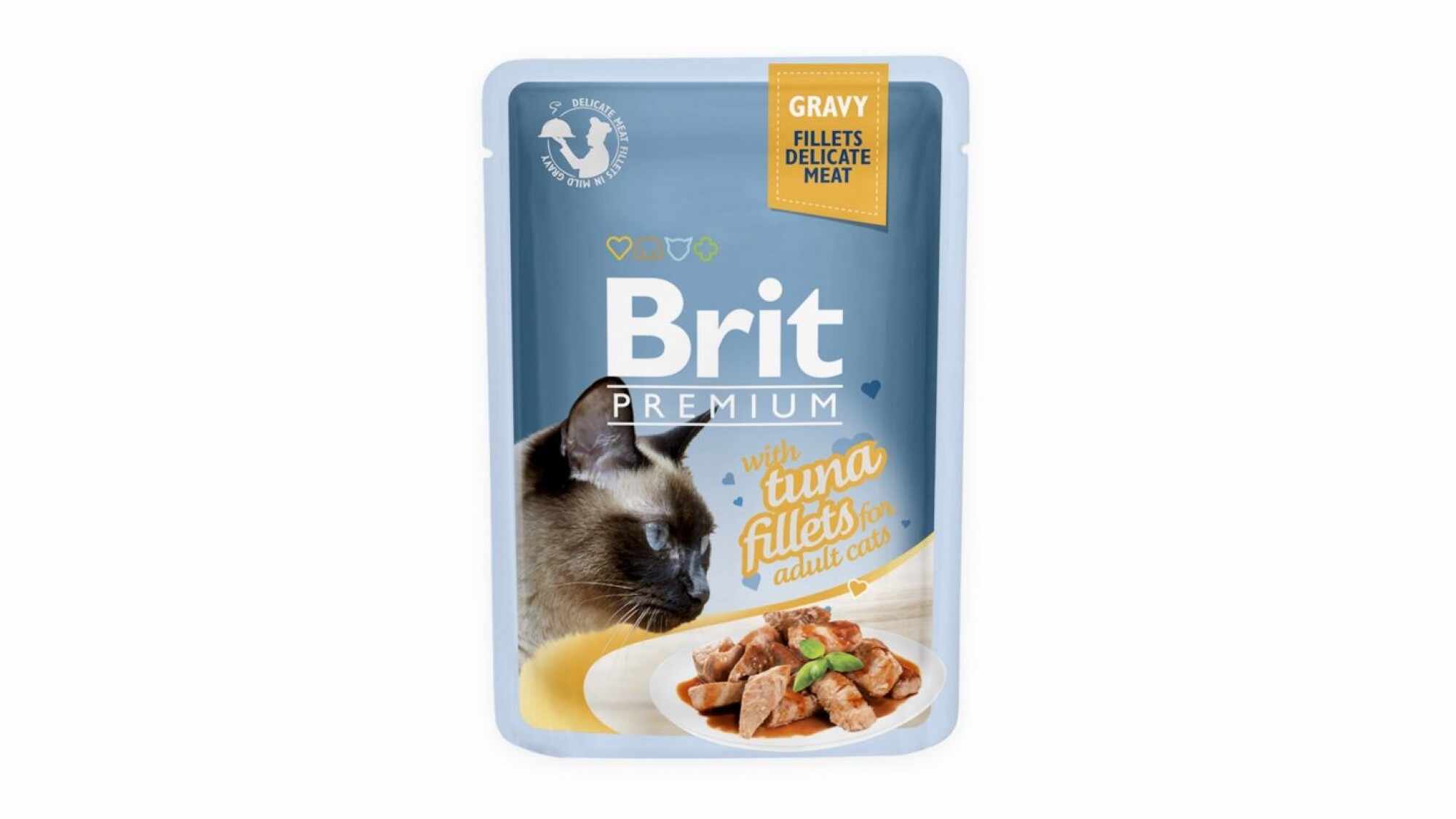 Brit Cat Delicate Tuna In Gravy 85 Gr 6 Plus 2 Gratis
