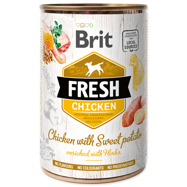Brit Fresh Pui Si Cartof Dulce 400 Gr