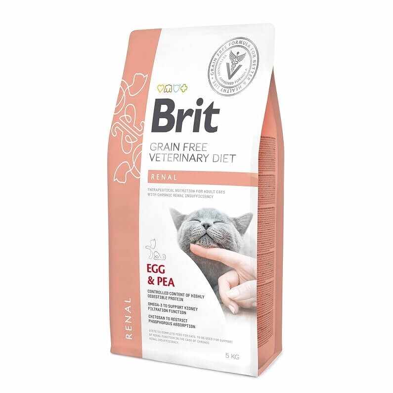 Brit Grain Free Veterinary Diet Cat Renal 5 Kg