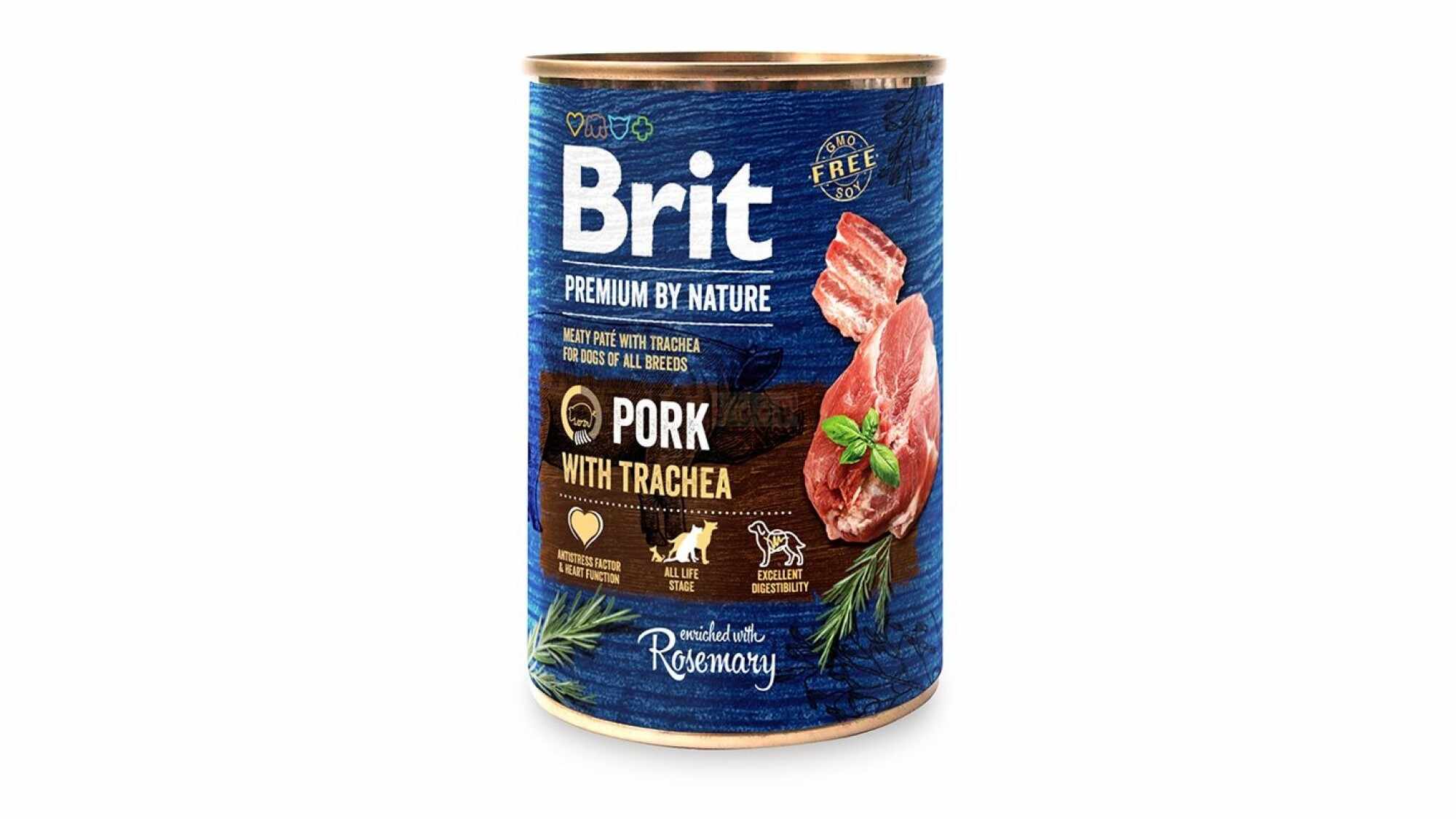 Brit Premium By Nature Pork With Trachea Conserva 800 Gr