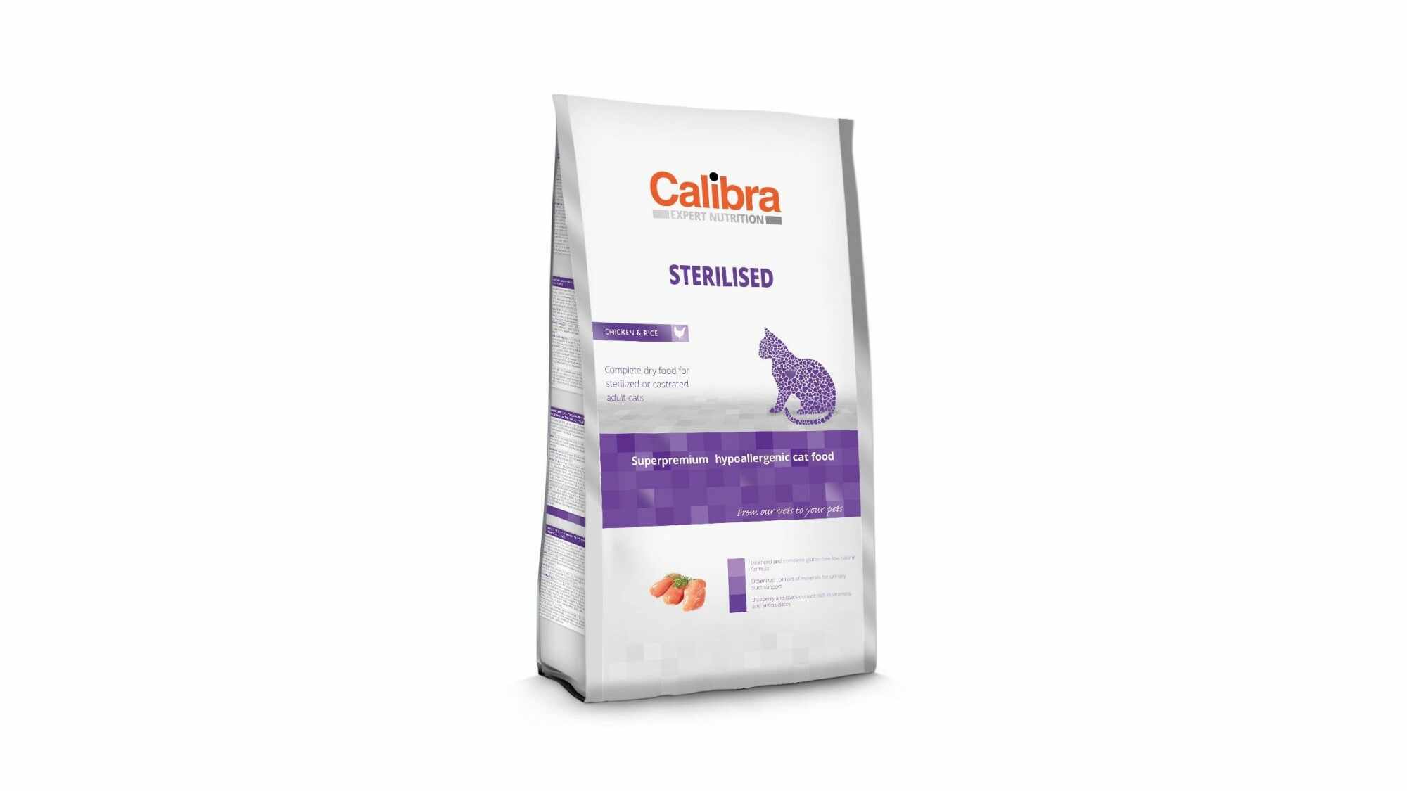 Calibra Cat EN Sterilised cu Pui 2 Kg