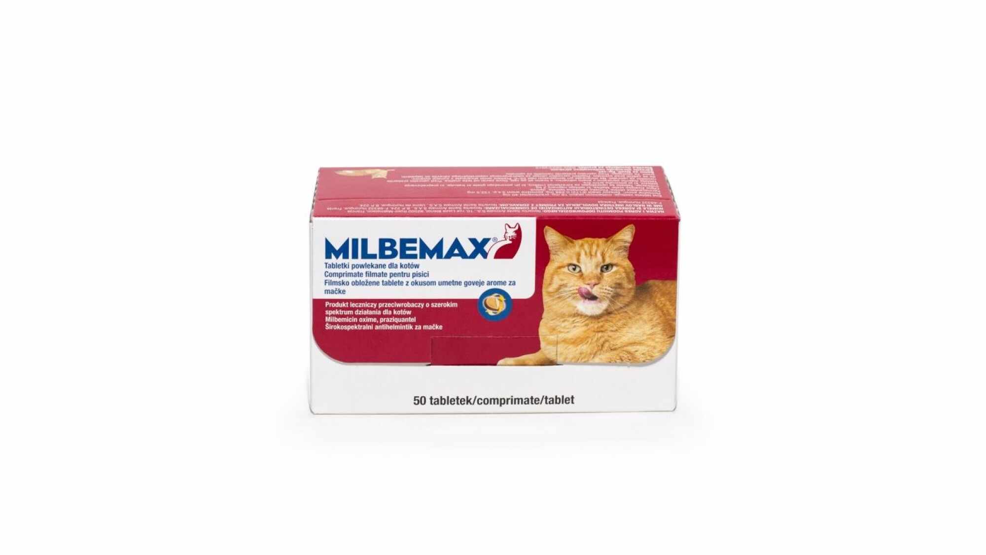 Milbemax Cat 16/40 mg ( 2-8 kg ) x 1 Tableta