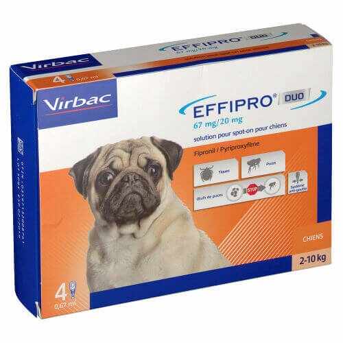 Effipro Duo Caine S 2-10 kg 1 Pipeta