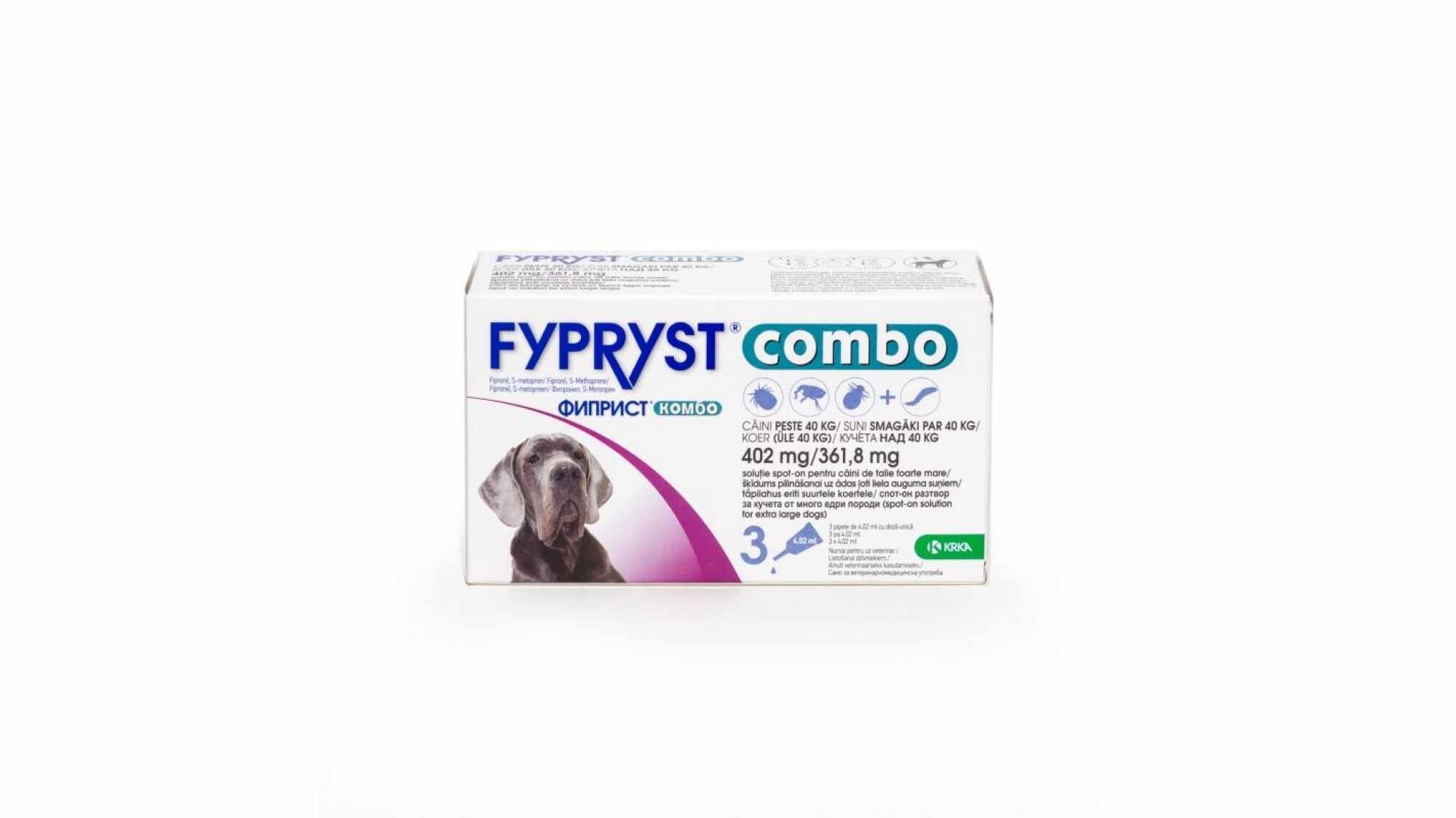 Fypryst Combo Dog XL 402 mg 40-60 kg 1 Pipeta