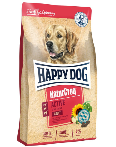 HAPPY DOG NaturCroq Active Adult 30 kg (2x15 kg) hrana caini adulti cu activitate fizica crescuta