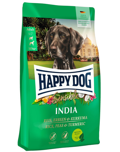 HAPPY DOG Sensible India 20 kg (2x10 kg) hrana vegetariana pentru caini, cu orez
