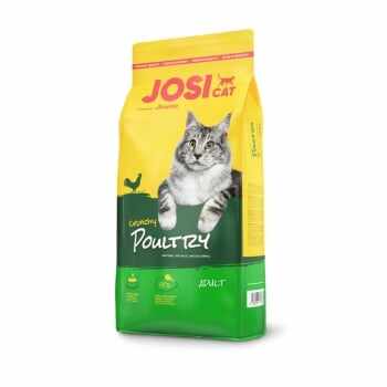 JOSICAT Crunchy, Pui, hrană uscată pisici, 10kg