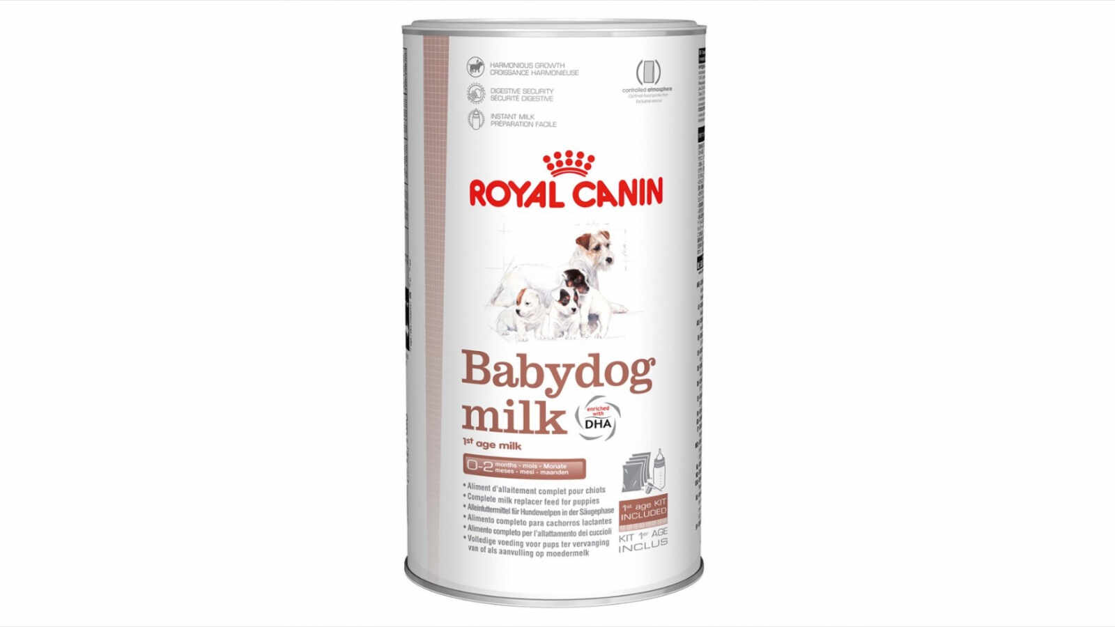 Lapte Praf pt Catei Royal Canin Babydog 400 Gr + Biberon si Tetina Cadou