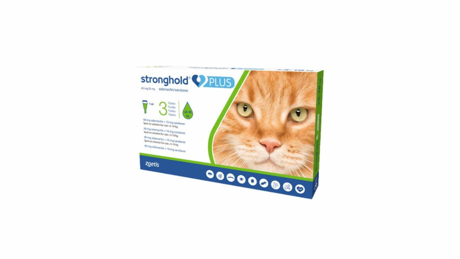 Stronghold Plus Pisica 60 mg 5-10 kg 1 pipeta