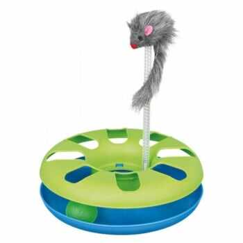 Trixie, circuit cu șoarece, jucărie, pisici, plastic, multicolor, 24 x 29cm