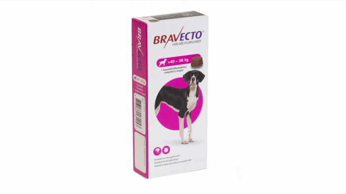 Bravecto 40-56 kg, 1 tableta masticabila x 1400 mg