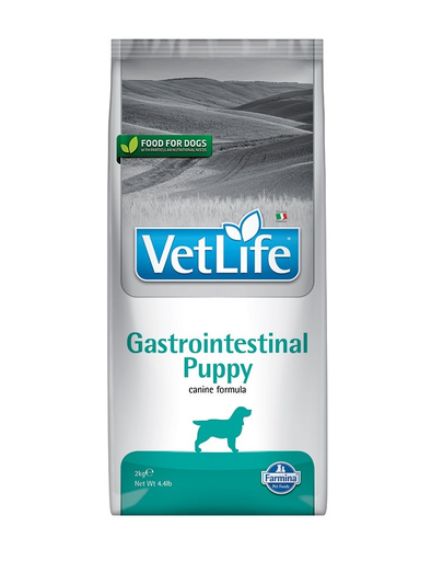 FARMINA Vet Life Gastrointestinal Puppy, Hrana uscata catei, pentru sistemul digestiv sensibil 2 kg