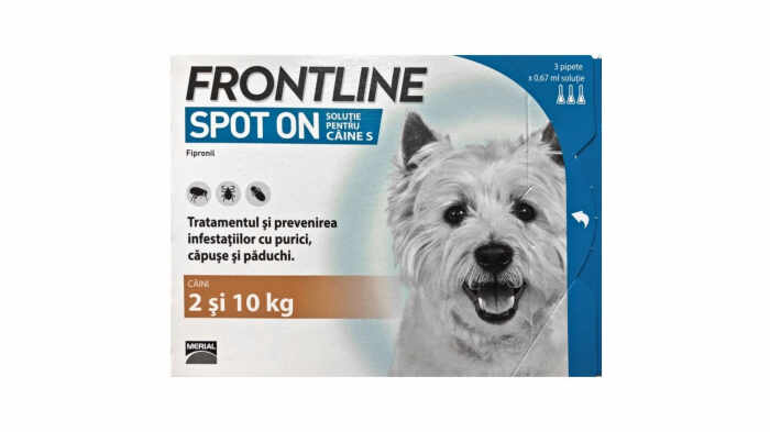 Frontline Spot On Caine S (2-10 kg) - 1 Pipeta Antiparazitara (fipronil)