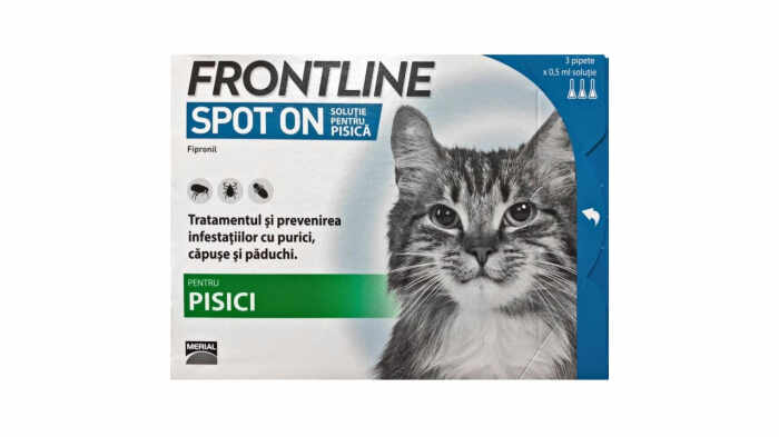 Frontline Spot On Pisica -3 Pipete Antiparazitare
