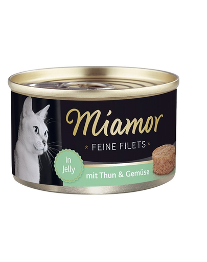 MIAMOR Feine Filets hrana umeda pisici, file ton cu legume 100 g
