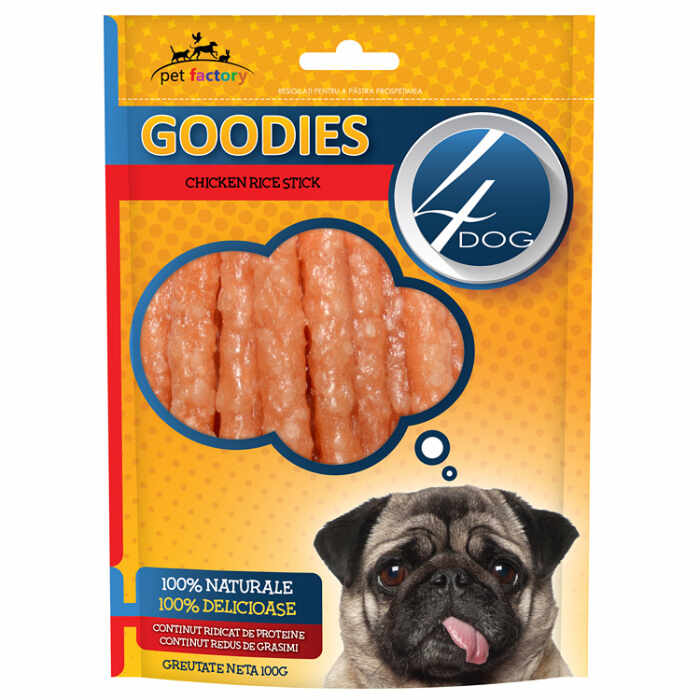 Recompense 4DOG Goodies Chicken Rice Sticks 100g