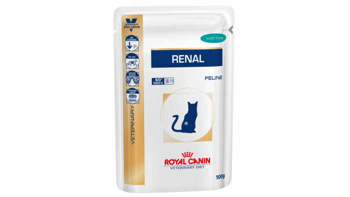 Royal Canin Felin Hrana Umeda Renal cu Ton 12x85 g