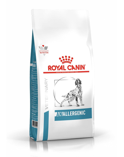 ROYAL CANIN ROYAL CANIN Dog Anallergenic 3 kg hrana uscata pentru caini adulti cu alergii alimentare cu simptome dermatologice si/sau gastrointestinale