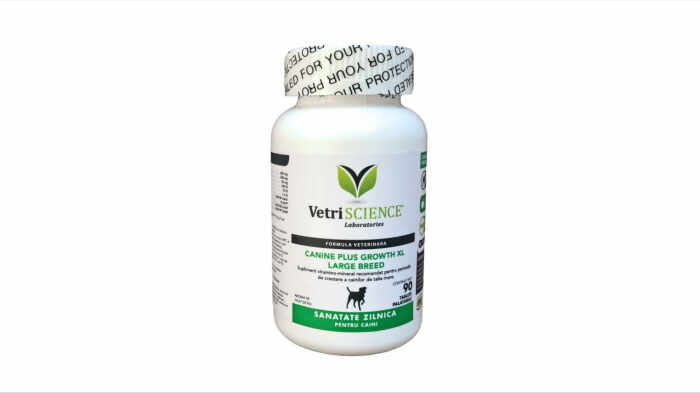 Canine Plus Growth XL Large Breed - Vetri Science, 180 tablete