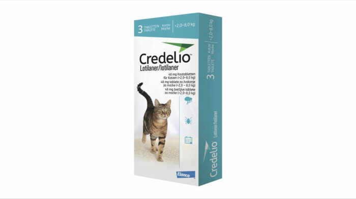 Credelio 48 mg pisici (2 - 8 kg) - 3 tablete