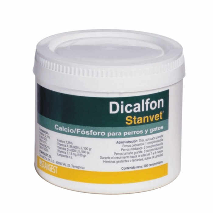 Dicalfon, Stangest, Calciu si Fosfor - 500 Tablete