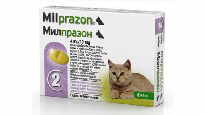 Milprazon Cat 4 10 mg ( 2 kg), 1 tableta