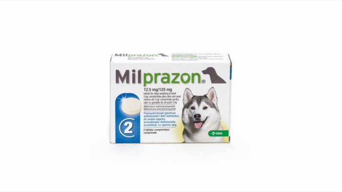 Milprazon Dog 12.5 125 mg ( 5 kg), 1 tableta