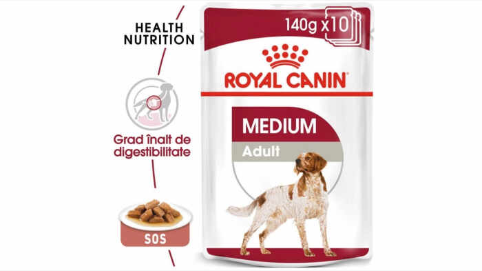 Royal Canin Medium Adult, 10 x 140 g