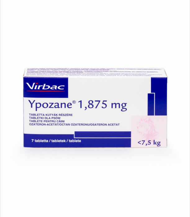 Ypozane 1.875 mg 3-7,5 kg, 7 tablete