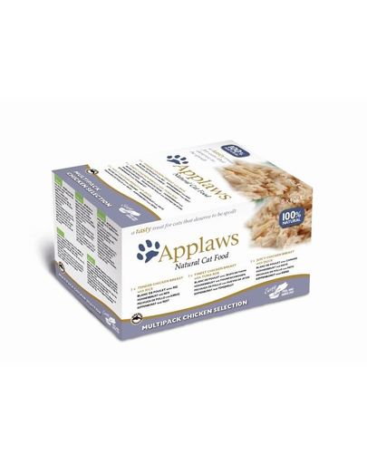 APPLAWS Cat Pouch Multipack Chicken Selection 48x70g