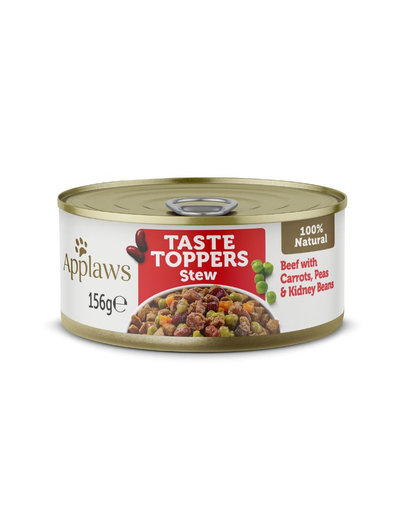 APPLAWS Taste Toppers Stew Beef, Carrots, Peas 12 x 156 g