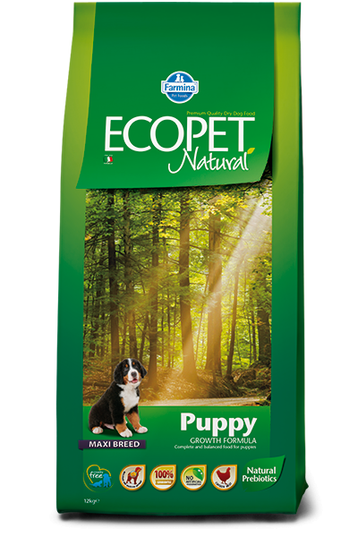 Ecopet Natural Caine Puppy Maxi - 12 kg