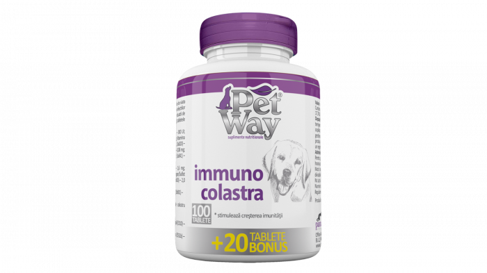 PetWay Immuno Colastra, 100 tablete + 20 BONUS