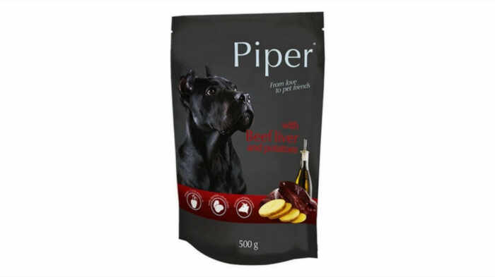 Piper Adult, ficat de vita si cartofi, plic, 500 g