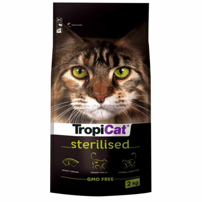 TROPICAT adult, Hrana uscata pentru pisici sterilizate , 2 kg