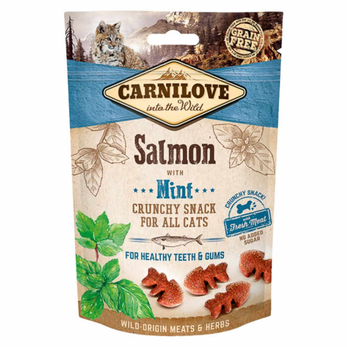 Carnilove Cat Crunchy Snack Salmon with Mint 50 g
