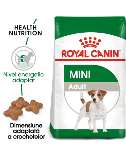 ROYAL CANIN Mini Adult 8 kg + 12x85 g hrana umeda