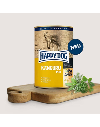 HAPPY DOG Kanguru Pur carne de cangur 400 g